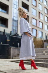 Grey Oversized Graphic T-Shirt
