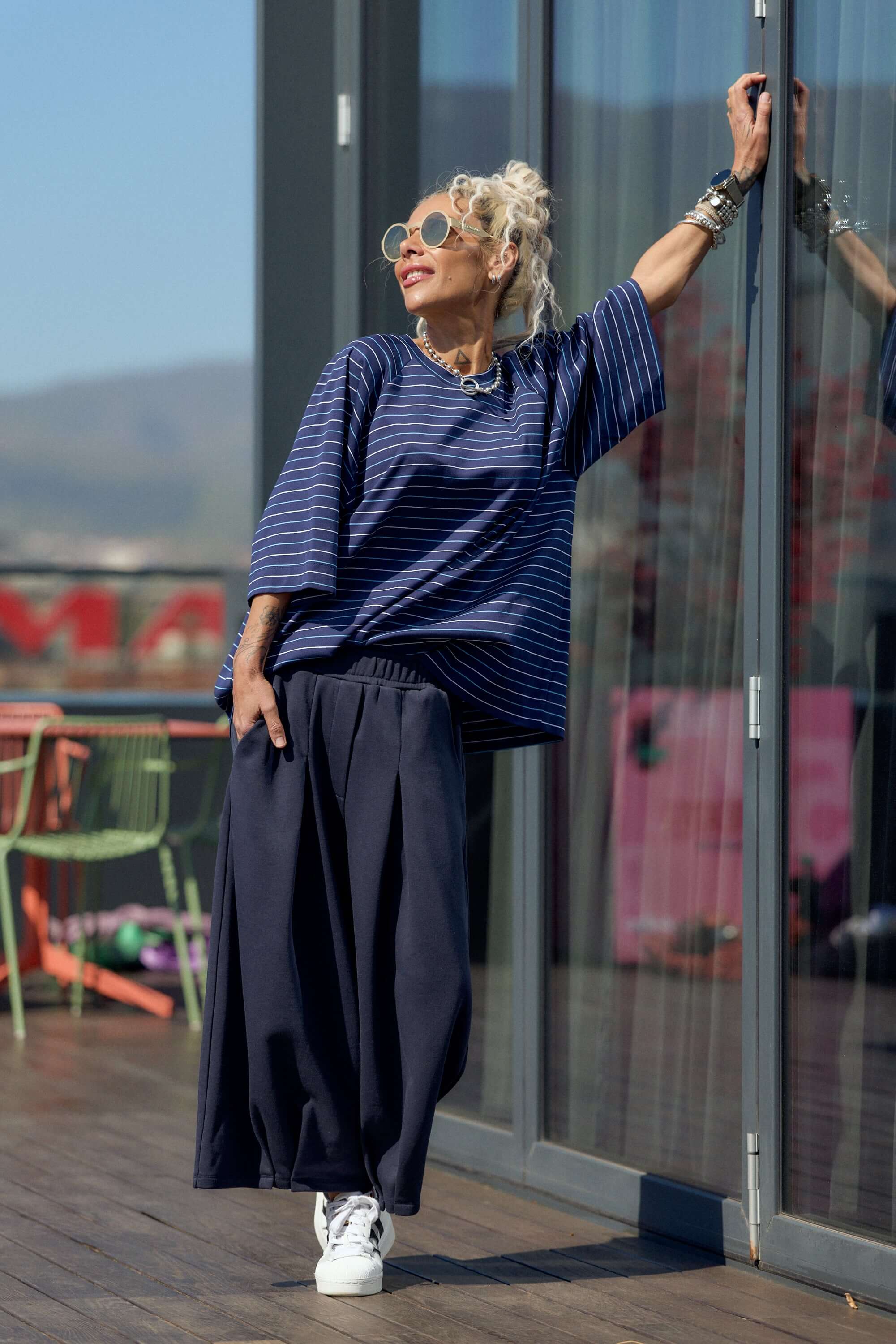 Oversized Striped T-Shirt