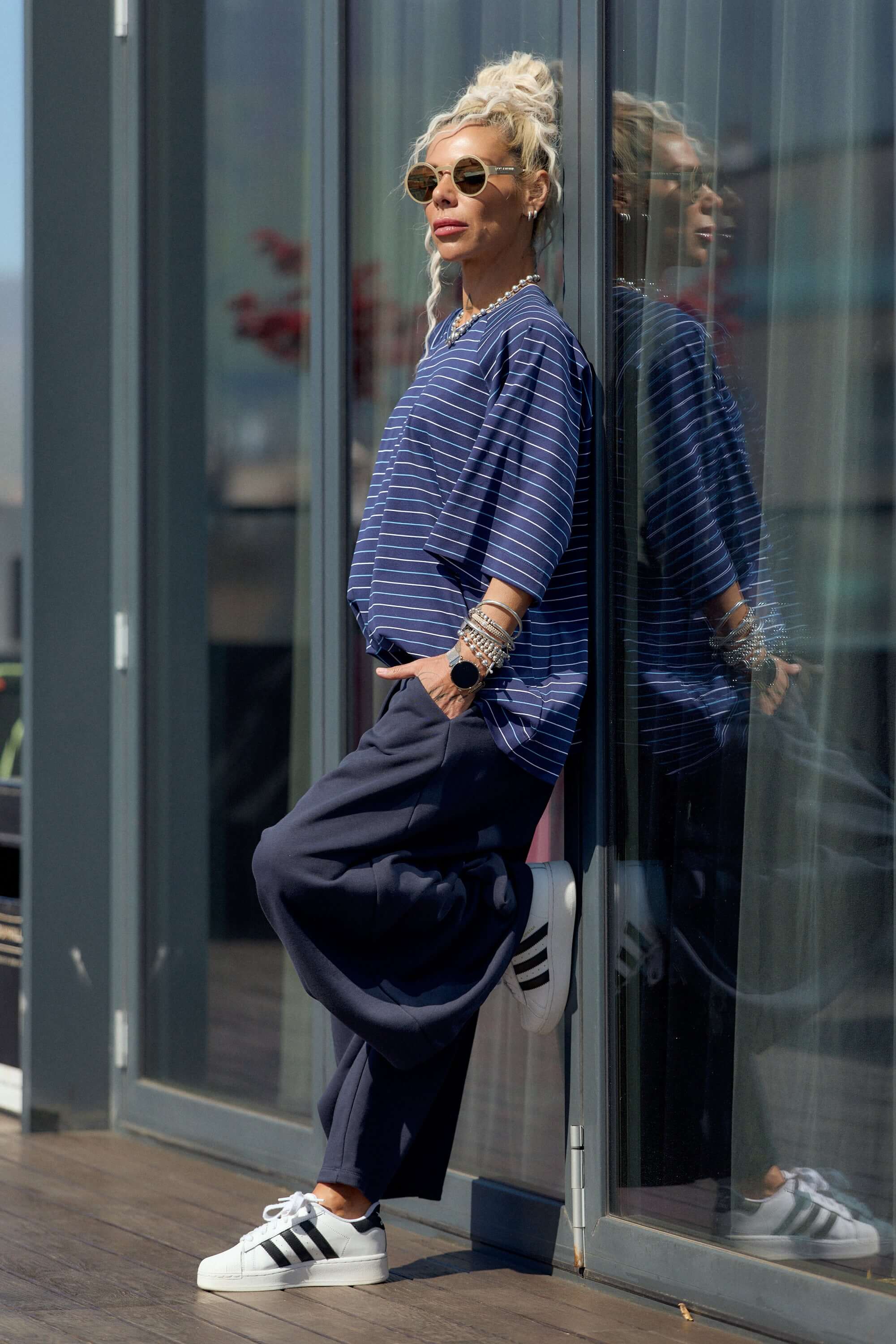 Oversized Striped T-Shirt
