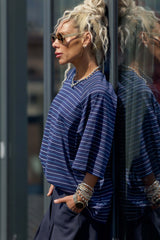 Oversized Striped Set