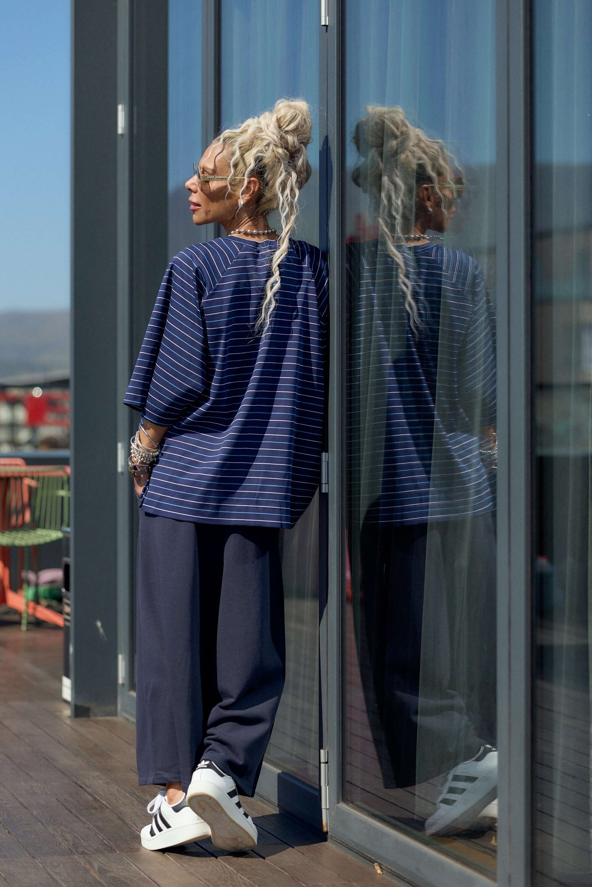 Wide-Leg Relaxed Trousers