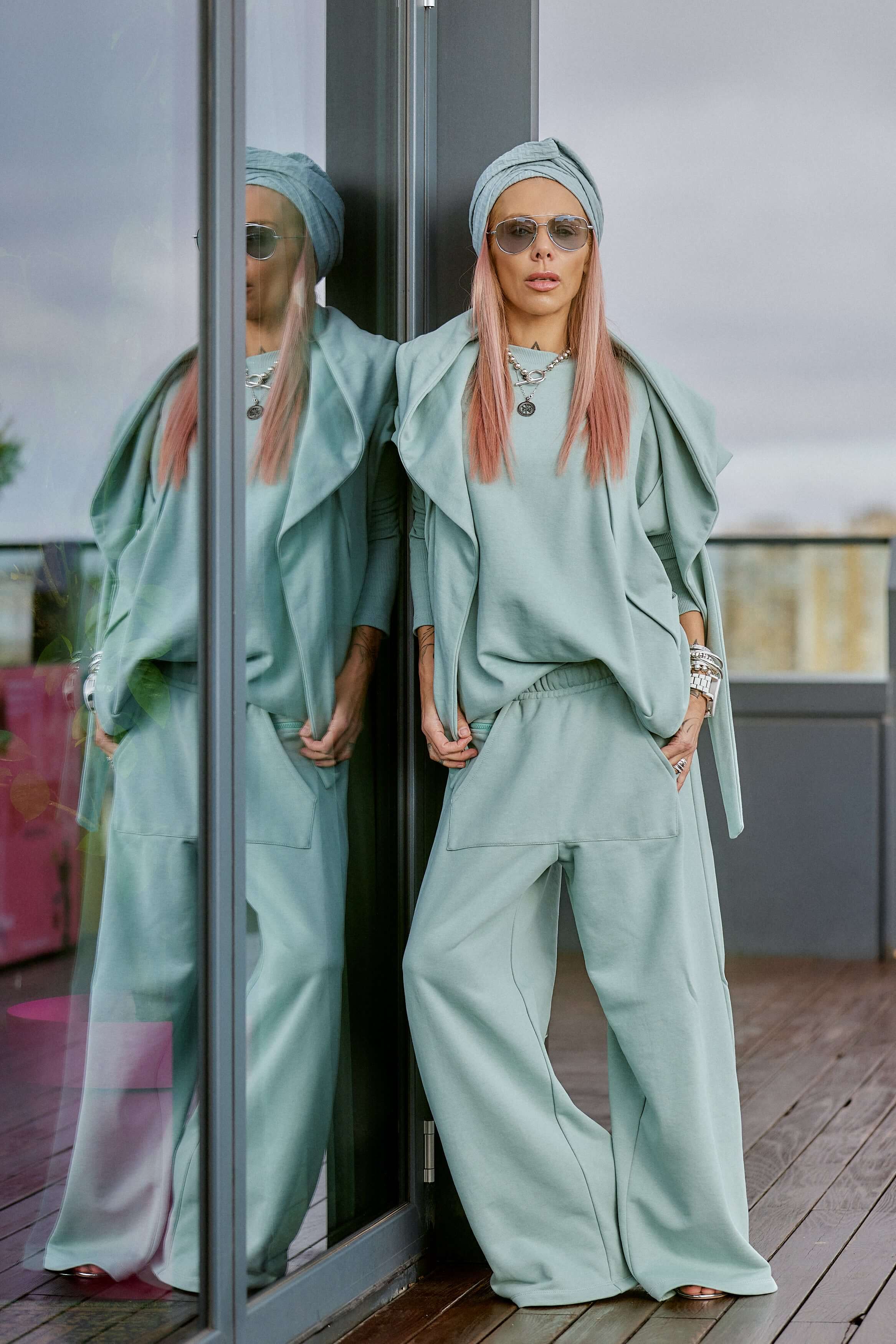 Green Four-Pieces Set